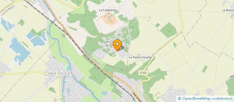 localisation de l'entreprise MADAME FLORENCE BAUDER  HOULBEC-COCHEREL