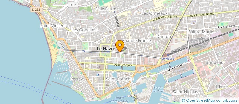 localisation de l'entreprise MADAME FLORENCE BAUDRY à LE HAVRE