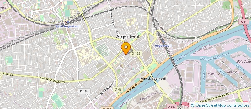 localisation de l'entreprise MADAME FLORENCE BEAUCHAIS à ARGENTEUIL