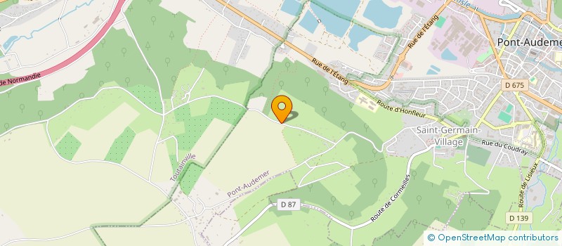 localisation de l'entreprise MADAME FLORENCE BEAUDOIN  HUGLEVILLE-EN-CAUX