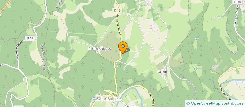 localisation de l'entreprise MADAME FLORENCE BEC  SAINT-SULPICE