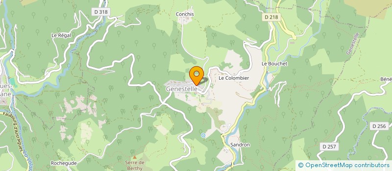 localisation de l'entreprise MADAME FLORENCE BECQUET  GENESTELLE