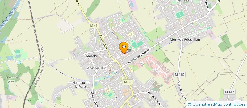 localisation de l'entreprise MADAME FLORENCE BEGHIN  ANNULLIN