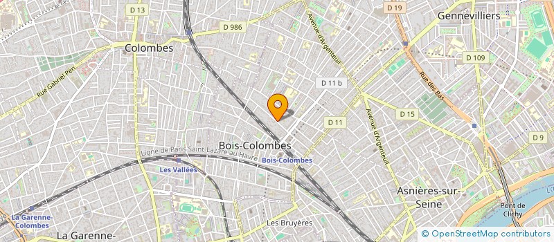 localisation de l'entreprise MADAME FLORENCE BEGUIER à BOIS-COLOMBES