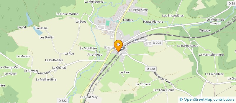 localisation de l'entreprise MADAME FLORENCE BELLEMERE à BRETONCELLES