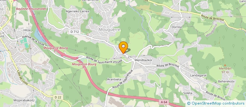 localisation de l'entreprise MADAME FLORENCE BENETAT  MOUGUERRE