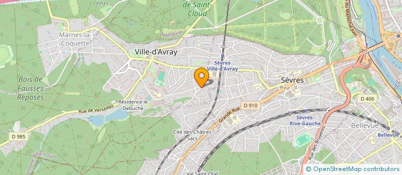 localisation de l'entreprise MADAME FLORENCE BENOIT  VILLE-D'AVRAY