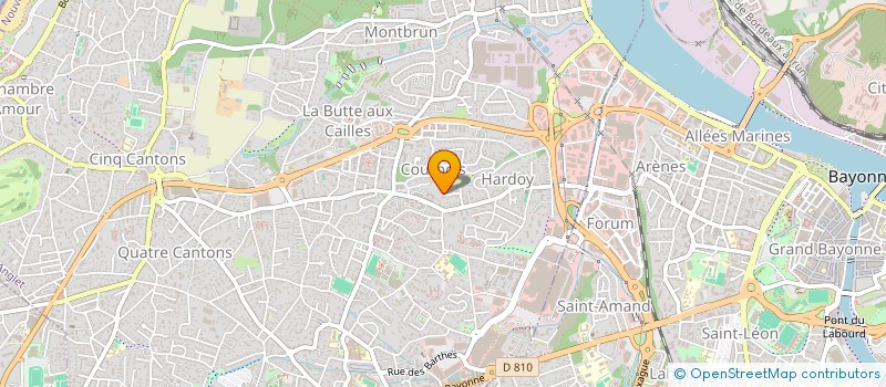 localisation de l'entreprise MADAME FLORENCE BERCKMANS  ANGLET