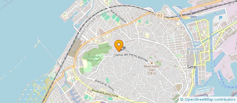 localisation de l'entreprise MADAME FLORENCE BERGER  SETE