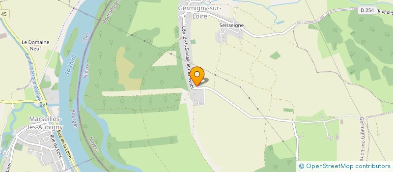 localisation de l'entreprise MADAME FLORENCE BERNARD  GERMIGNY-SUR-LOIRE