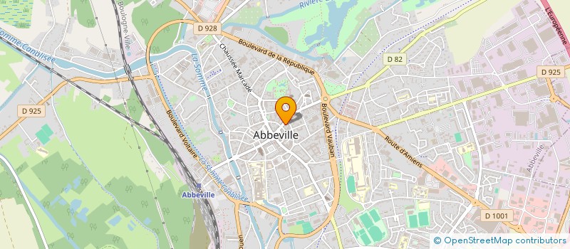 localisation de l'entreprise MADAME FLORENCE BERNARD à ABBEVILLE