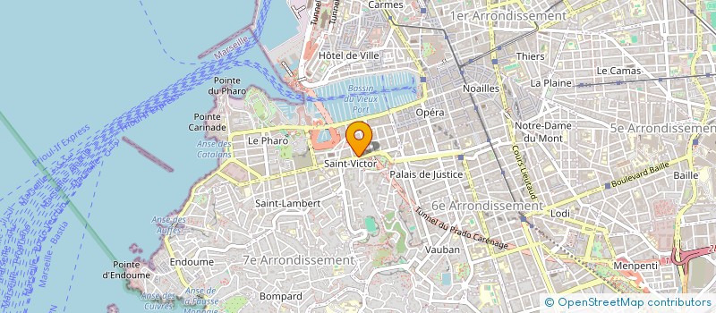 localisation de l'entreprise MADAME FLORENCE BERNARD  MARSEILLE