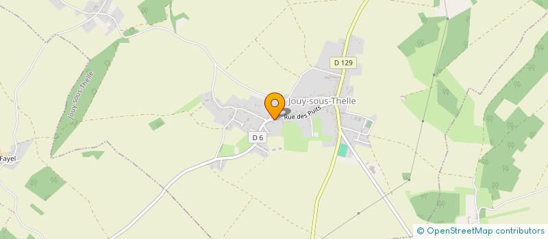 localisation de l'entreprise MADAME FLORENCE BERNARD  JOUY-SOUS-THELLE