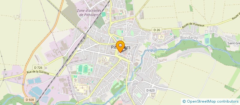 localisation de l'entreprise MADAME FLORENCE BERRET à PITHIVIERS