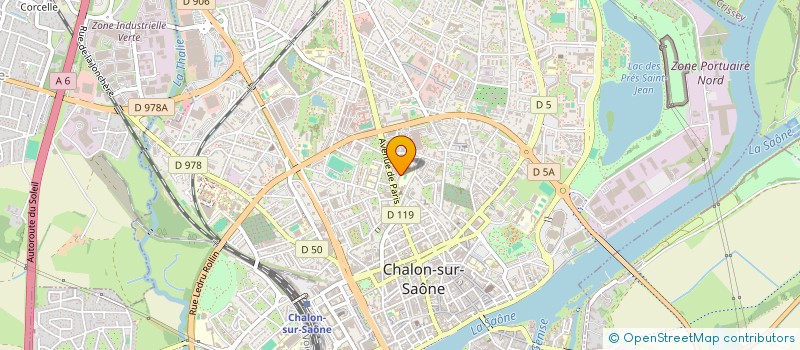 localisation de l'entreprise MADAME FLORENCE BERTHIER  CHALON-SUR-SAONE