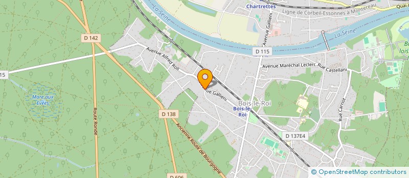 localisation de l'entreprise MADAME FLORENCE BERTRAND  BOIS-LE-ROI