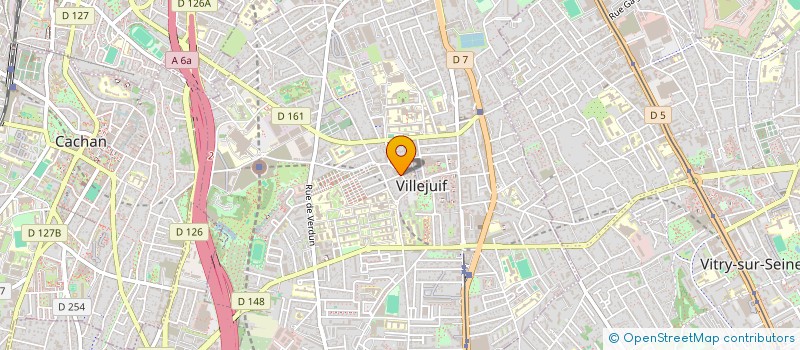 localisation de l'entreprise MADAME FLORENCE BESNIER  VILLEJUIF