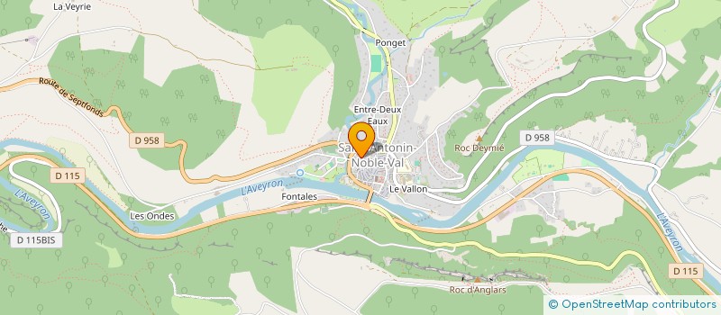 localisation de l'entreprise MADAME FLORENCE BESSET  SAINT ANTONIN NOBLE VAL