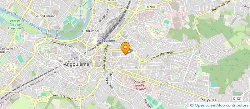 localisation de l'entreprise MADAME FLORENCE BEUDIN à ANGOULEME