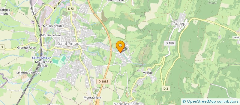 localisation de l'entreprise MADAME FLORENCE BEY  SAINT-AMOUR