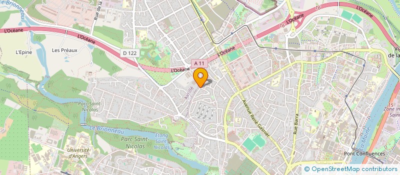 localisation de l'entreprise MADAME FLORENCE BIABIANY à ANGERS