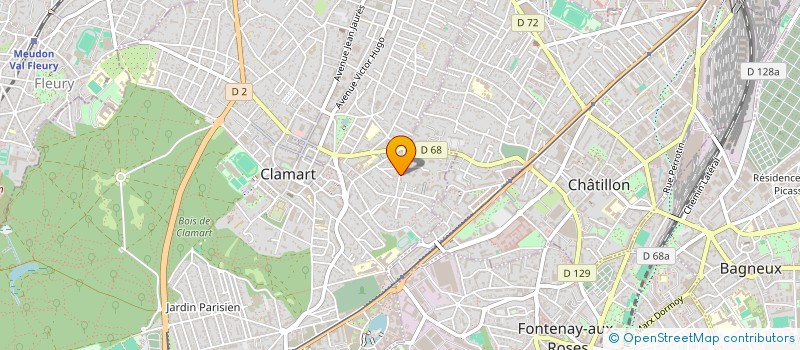 localisation de l'entreprise MADAME FLORENCE BILLARDON à CLAMART