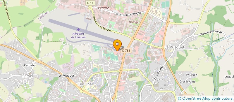 localisation de l'entreprise MADAME FLORENCE BILLAT  LANNION