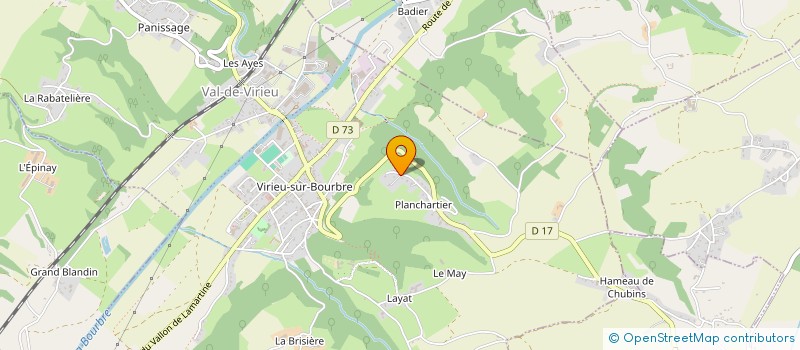 localisation de l'entreprise MADAME FLORENCE BILLIEMAZ  VAL-DE-VIRIEU