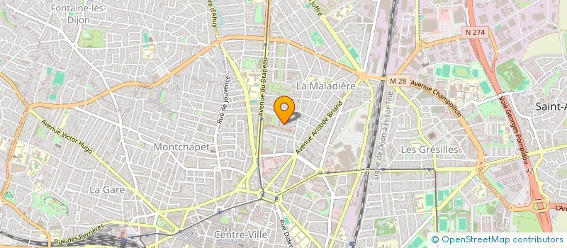 localisation de l'entreprise MADAME FLORENCE BILLOUD  DIJON