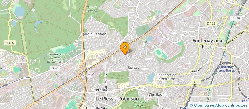 localisation de l'entreprise MADAME FLORENCE BINDER à CLAMART