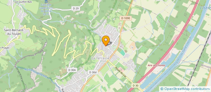 localisation de l'entreprise MADAME FLORENCE BINET  LA TERRASSE