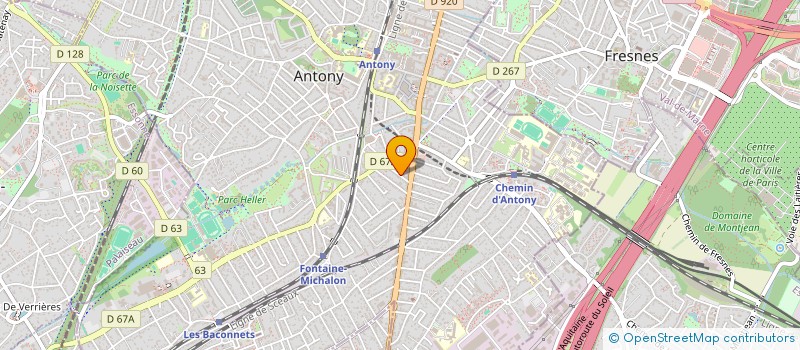 localisation de l'entreprise MADAME FLORENCE BLANC à ANTONY