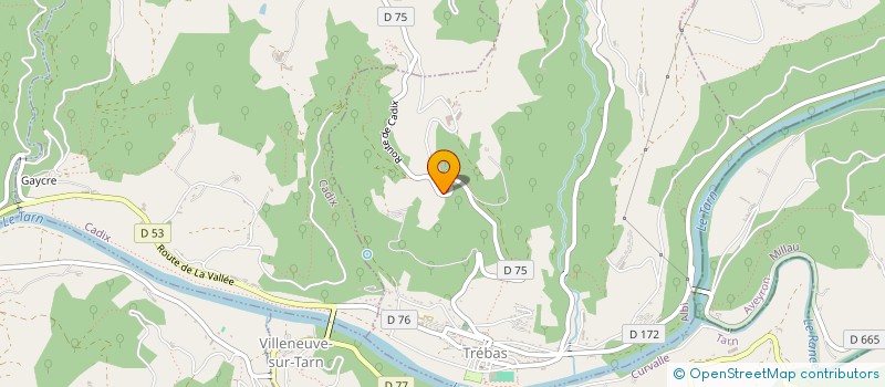 localisation de l'entreprise MADAME FLORENCE BLANCHET  TREBAS