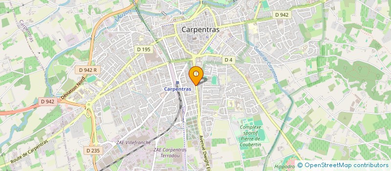 localisation de l'entreprise MADAME FLORENCE BLAVIER à CARPENTRAS