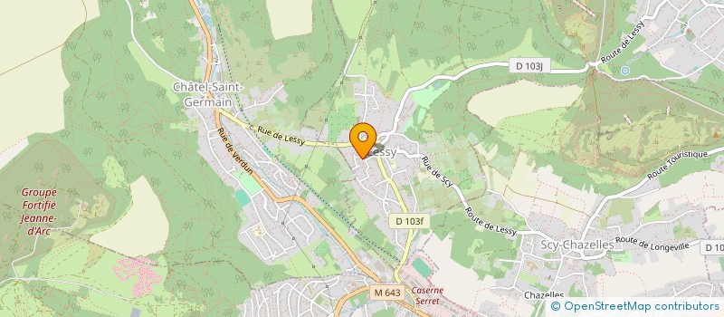 localisation de l'entreprise MADAME FLORENCE BLETTERER  LESSY