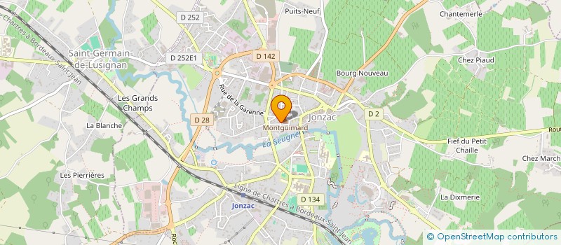 localisation de l'entreprise MADAME FLORENCE BLIVET  JONZAC