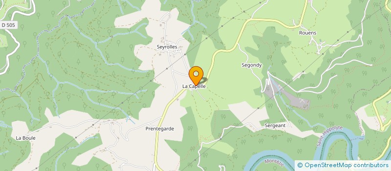 localisation de l'entreprise MADAME FLORENCE BOISSIER  SAINT-HIPPOLYTE