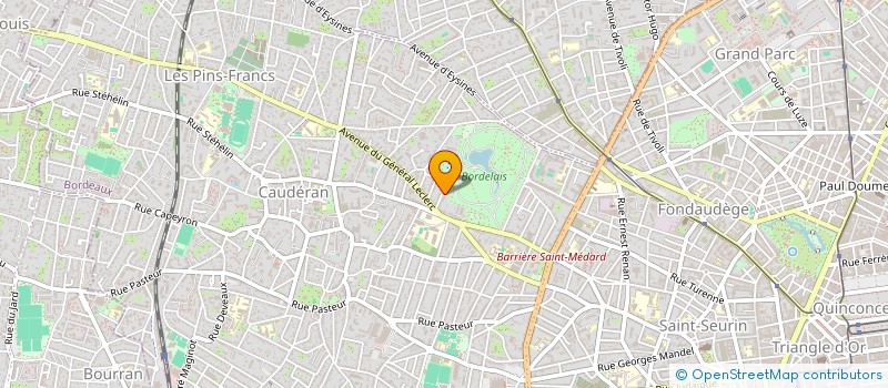 localisation de l'entreprise MADAME FLORENCE BOLZE  BORDEAUX