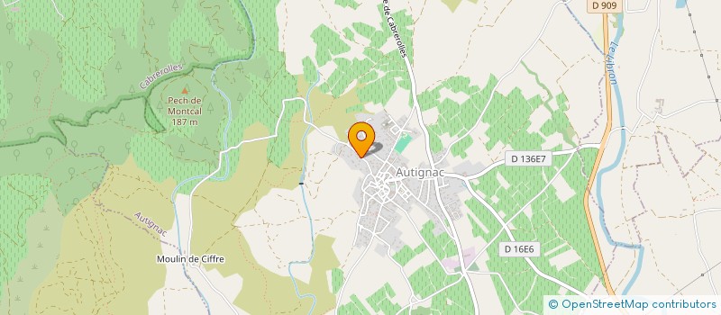 localisation de l'entreprise MADAME FLORENCE BONGRAIN  AUTIGNAC