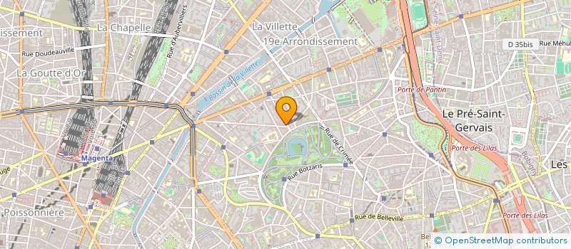 localisation de l'entreprise MADAME FLORENCE BONHIVERS  PARIS