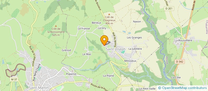 localisation de l'entreprise MADAME FLORENCE BONNAND  SAINT-JOSEPH