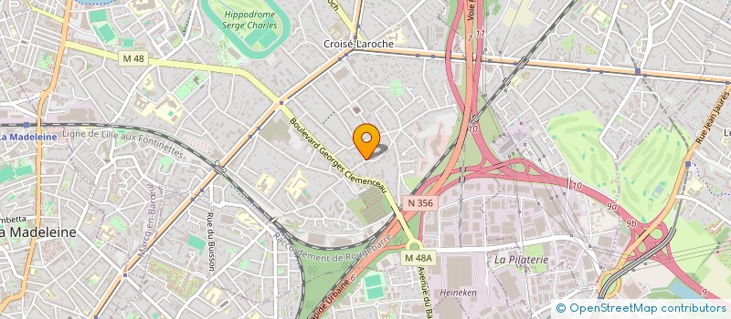 localisation de l'entreprise MADAME FLORENCE BONNEAU à MARCQ-EN-BARŒUL