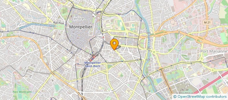 localisation de l'entreprise MADAME FLORENCE BONNO à MONTPELLIER
