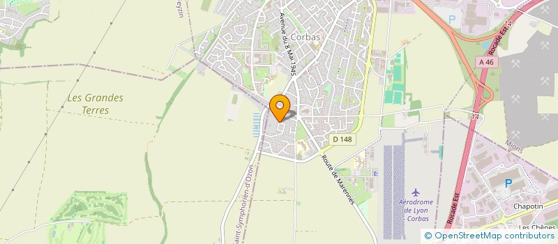 localisation de l'entreprise MADAME FLORENCE BONVALLET à CORBAS