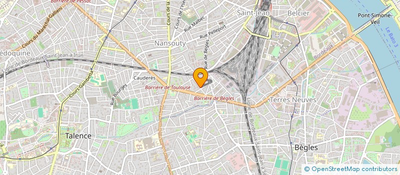 localisation de l'entreprise MADAME FLORENCE BORDE  BORDEAUX