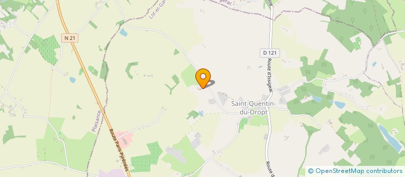 localisation de l'entreprise MADAME FLORENCE BORDERIE  SAINT-QUENTIN-DU-DROPT