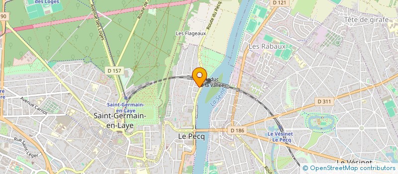 localisation de l'entreprise MADAME FLORENCE BOSSE  LE PECQ