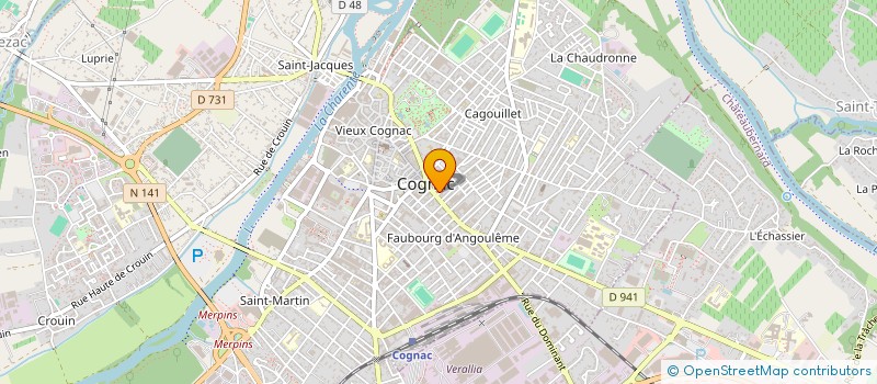 localisation de l'entreprise MADAME FLORENCE BOTTERMAN à COGNAC