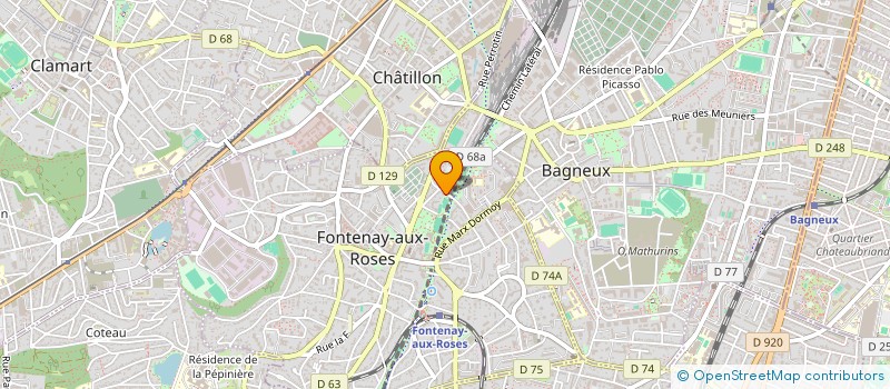 localisation de l'entreprise MADAME FLORENCE BOUCHER à FONTENAY-AUX-ROSES