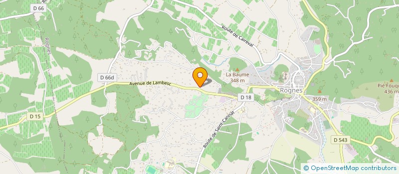 localisation de l'entreprise MADAME FLORENCE BOUCHER  ROGNES